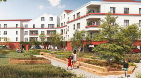 Programme immobilier neuf TERRA COTTA - Cenon quartier en renouveau à proximité des commerces (33150) - Référence : 13839