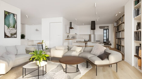 Programme immobilier neuf PASEO - Floirac : Résidence studio–T5 avec cadre verdoyant et confort optimisé proche des espaces naturels (33270) - Référence : 14309