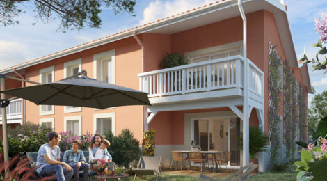 Programme immobilier neuf PRIMEROSE - Gujan-Mestras à proximité de la plage et du port (33470) - Référence : 14983