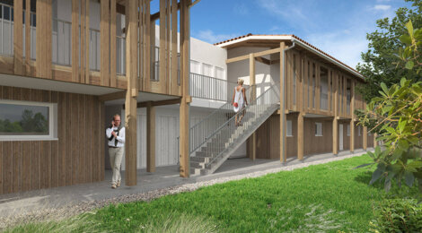 Programme immobilier neuf L'ESQUIREY - Gujan-Mestras adresse entre forêt et Bassin d’Arcachon (33470) - Référence : 14985