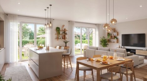 Programme immobilier neuf Les OYATS - Gujan-Mestras logements du 1 au 4 pièces à deux pas du port (33470) - Référence : 17847
