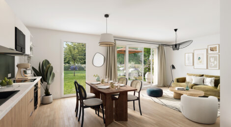 Programme immobilier neuf LES NOISETIERS - La Taillan-Médoc : logements neufs T2–T4 proche de Bordeaux (33320) - Référence : 9239