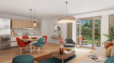 Programme immobilier neuf LE CLOS DE L OMBRIERE - Lacanau : logements neufs sécurisés et verdoyants proche des commodités (33680) - Référence : 15001