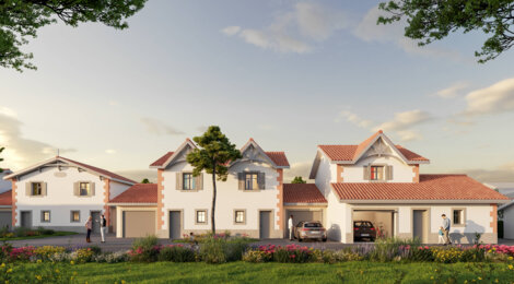 Programme immobilier neuf Domaine d'Hestia - LANTON (33) - Lanton maisons duplex à proximité de la plage Suzette (33138) - Référence : 15039