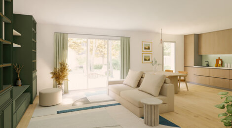 Programme immobilier neuf Les lisières du Médoc - Le Taillan-Médoc maisons en plein  espace boisé classé (33320) - Référence : 13369