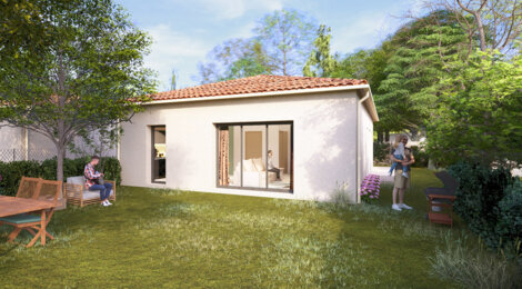 Programme immobilier neuf Les lisières du Médoc - Le Taillan-Médoc maisons en plein  espace boisé classé (33320) - Référence : 13369