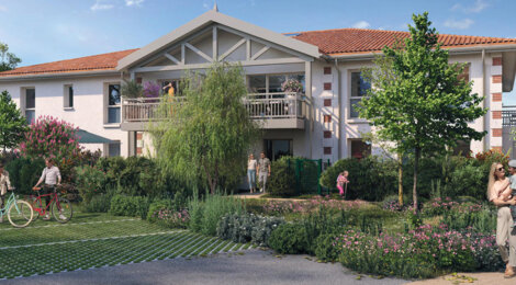 Programme immobilier neuf VILLAS PLUME - Le Teich résidence près de la plage du Teich (33470) - Référence : 18311