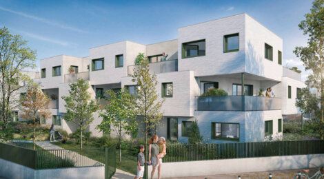 Programme immobilier neuf Lucci -  Mérignac : logements neufs sécurisés et verdoyants proche des transports (33700) - Référence : 15045