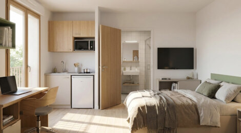 Programme immobilier neuf My Work Bordeaux Mérignac - Mérignac résidence étudiante aux portes de Bordeaux (33700) - Référence : 18484