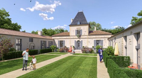 Programme immobilier neuf CHATEAU BON AIR - Mérignac : résidence neuve en Château rénové à 5 min de Mérignac Soleil (33700) - Référence : 18342