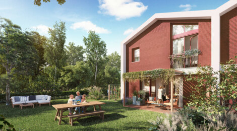 Programme immobilier neuf Bloom Parc - MÉRIGNAC (33) - Maisons - Mérignac : Résidence T3–T5 avec cadre naturel et confort optimisé proche des commodités (33700) - Référence : 14470