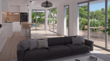 Programme immobilier neuf VILLAS DES ARTS - Mérignac villas contemporaines proches de Bordeaux (33700) - Référence : 18478