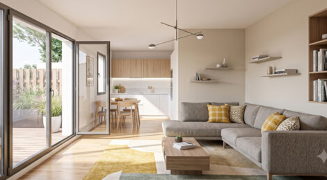 Programme immobilier neuf Carré Bel Air - Parempuyre : Résidence T3–T4 avec cadre résidentiel et confort optimisé proche des commodités (33290) - Référence : 7087