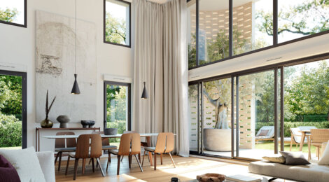 Programme immobilier neuf Les Jardins de Célan - Pessac : Résidence T2–T5 avec cadre arboré et confort optimisé proche des commodités (33600) - Référence : 14621