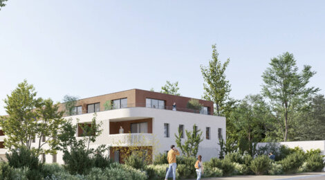 Programme immobilier neuf Les Jardins de Célan - Pessac : Résidence T2–T5 avec cadre arboré et confort optimisé proche des commodités (33600) - Référence : 14621