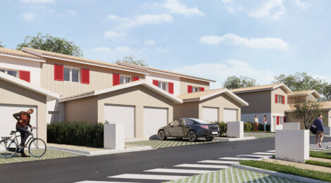 Programme immobilier neuf Villas des côteaux - Salleboeuf  à deux pas du centre ville (33370) - Référence : 14998