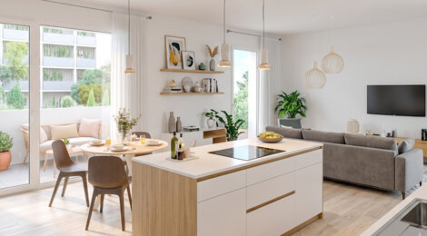 Programme immobilier neuf Les Terrasses de la Médoquine - Talence : Résidence studio–T4 avec cadre pavillonnaire et confort optimisé proche des commodités (33400) - Référence : 6908