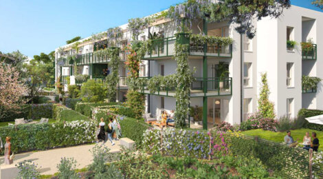 Programme immobilier neuf TOLENA - Toulenne appartements avec jardin près de Langon (33210) - Référence : 17411