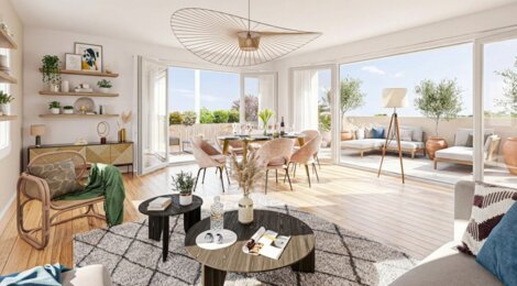 Programme immobilier neuf Le Clos des Sens - Villenave-d’Ornon cadre de vie vert et connecté à deux pas de Bordeaux (33140) - Référence : 15021