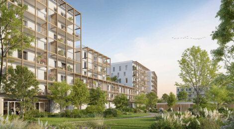 Programme immobilier neuf Boscaïa - Domaine de Geneste - Villenave-d'Ornon proche future place du marché (33140) - Référence : 15023