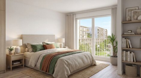 Programme immobilier neuf Boscaïa - Domaine de Geneste - Villenave-d'Ornon proche future place du marché (33140) - Référence : 15023