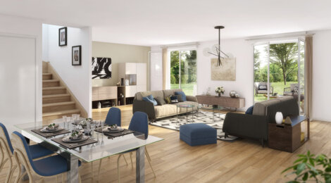 Programme immobilier neuf Nuances - Villenave d’Ornon : Résidence T3–T5 avec cadre pavillonnaire et confort optimisé proche des commodités (33140) - Référence : 14488