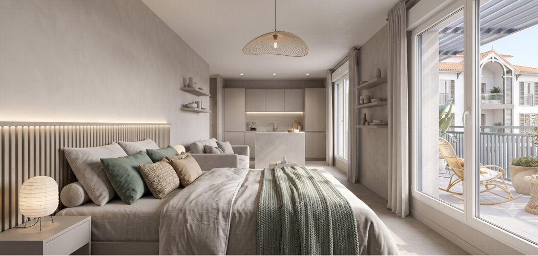 Programme immobilier neuf 25 DEGRÉS - Andernos-les-Bains : Résidence T2–T4 avec cadre résidentiel et confort optimisé proche des commodités (33510) - Référence : 14777