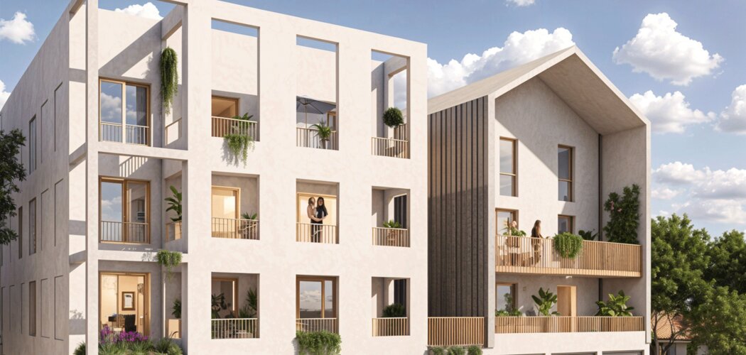 Programme immobilier neuf Les Jardins de Capelle - Bègles à proximité des berges de la Garonne (33130) - Référence : 14959