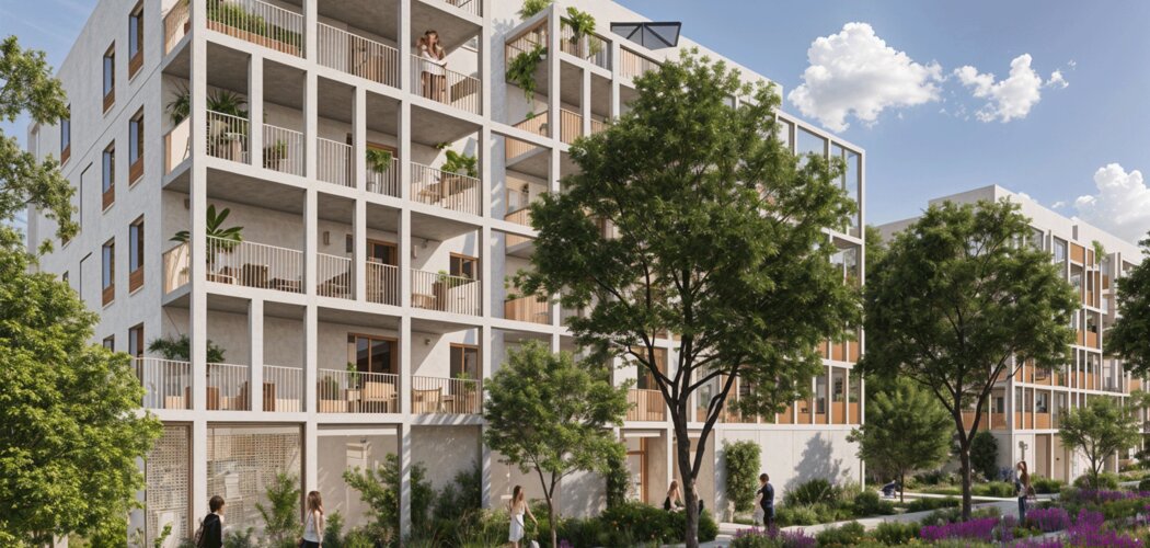 Programme immobilier neuf Les Jardins de Capelle - Bègles à proximité des berges de la Garonne (33130) - Référence : 14959