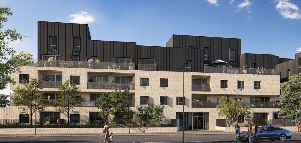 Programme immobilier neuf The Edge - Bègles : Résidence T2–T5 avec cadre familial et confort optimisé proche des transports (33130) - Référence : 14626
