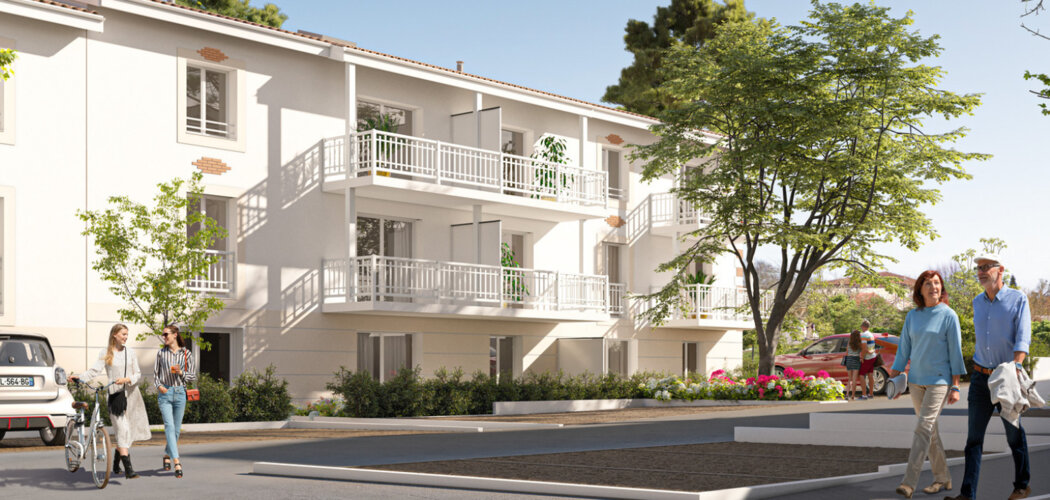 Programme immobilier neuf LE HAMEAU DE LA HOUNA - Belin-Béliet cœur de ville près du marché (33830) - Référence : 18618