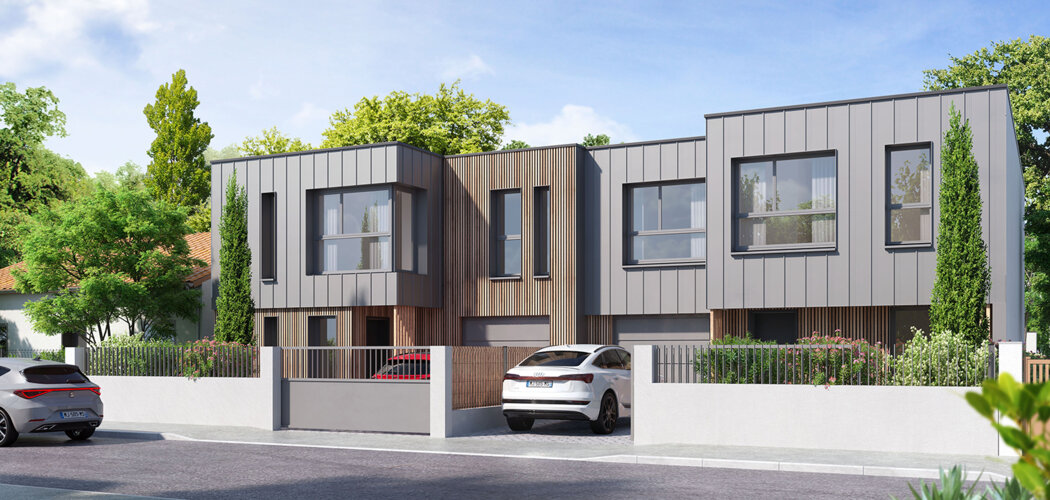 Programme immobilier neuf VILLAS DU GOLF - Bordeaux Caudéran villas contemporaines avec jardin et piscine (33000) - Référence : 18651