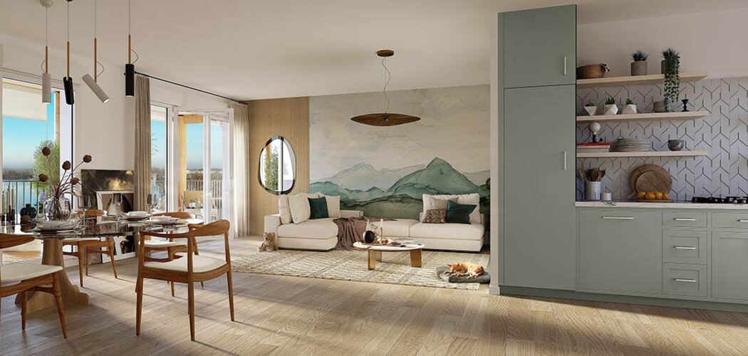 Programme immobilier neuf 30e Avenue -  Bordeaux : logements neufs sécurisés et verdoyants proche des commodités (33000) - Référence : 14920