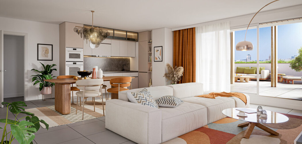 Programme immobilier neuf Bordo Tempo - Bordeaux quartier Deschamps Belvédère en centre ville (33000) - Référence : 16757
