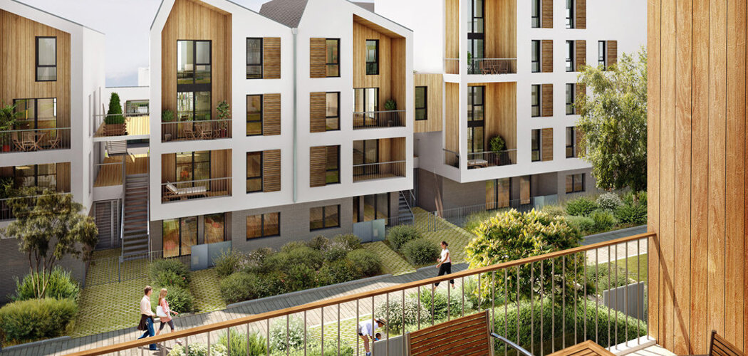 Programme immobilier neuf VILLAPOLLONIA - Bordeaux résidence avec terrasses aux Bassins à Flot (33000) - Référence : 18252