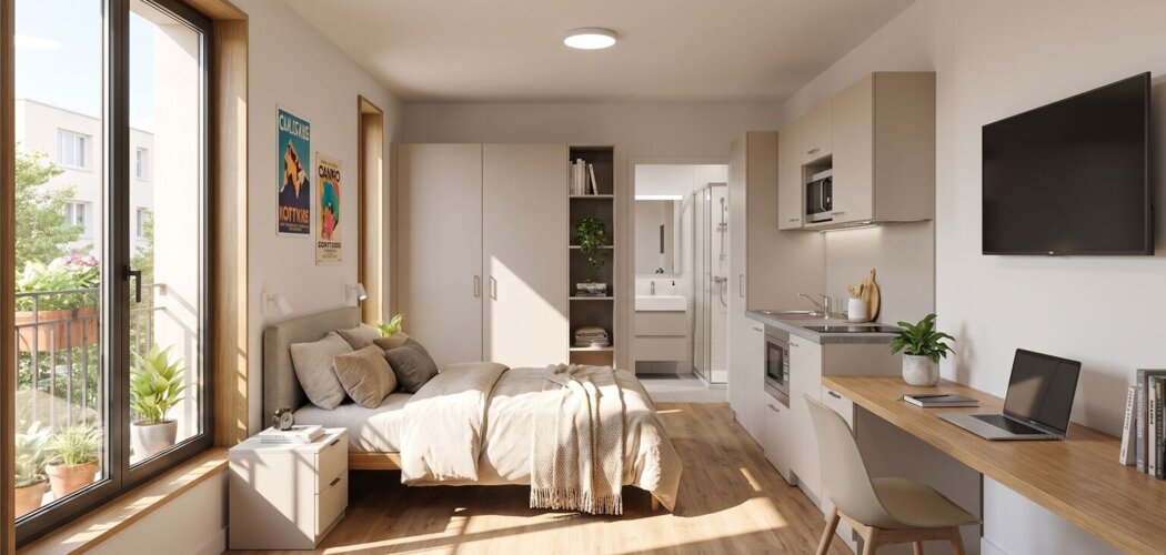 Programme immobilier neuf Belora - Bordeaux résidence étudiante proche ESMOD et de l’INSPÉ (33000) - Référence : 18578