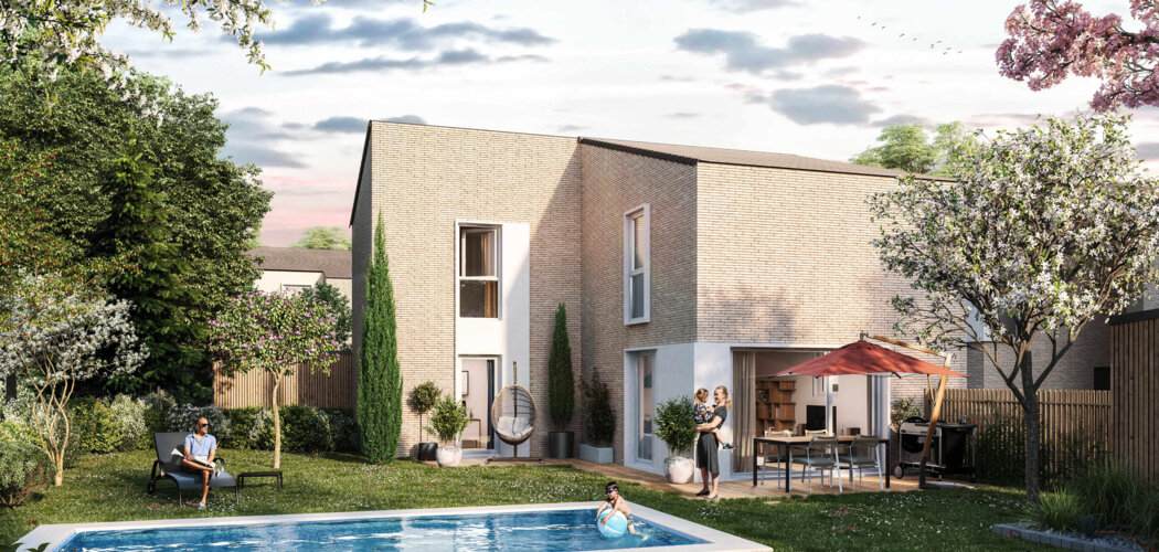 Programme immobilier neuf Domaine Palomino - Bruges : Résidence T4–T5 avec cadre familial et confort optimisé proche des transports (33520) - Référence : 14563