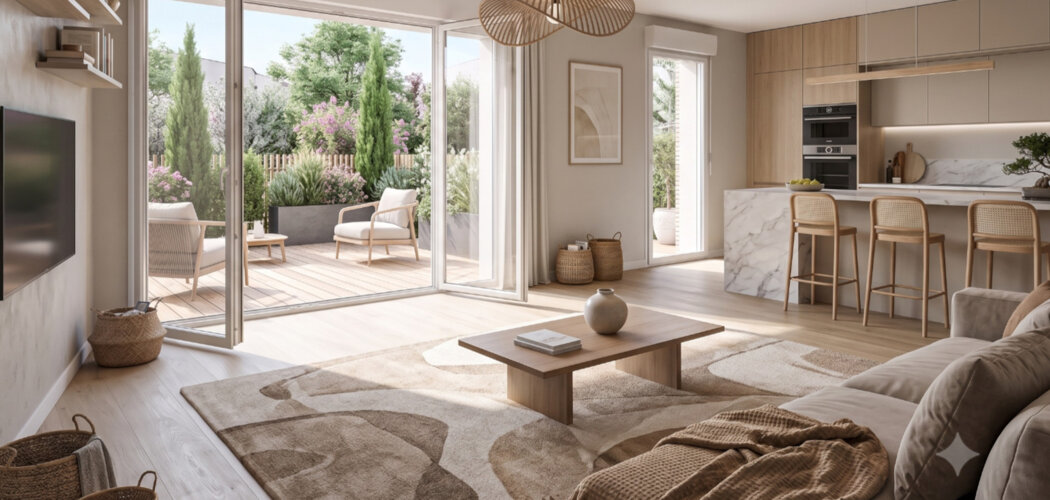 Programme immobilier neuf Domaine Palomino - Bruges : Résidence T4–T5 avec cadre familial et confort optimisé proche des transports (33520) - Référence : 14563