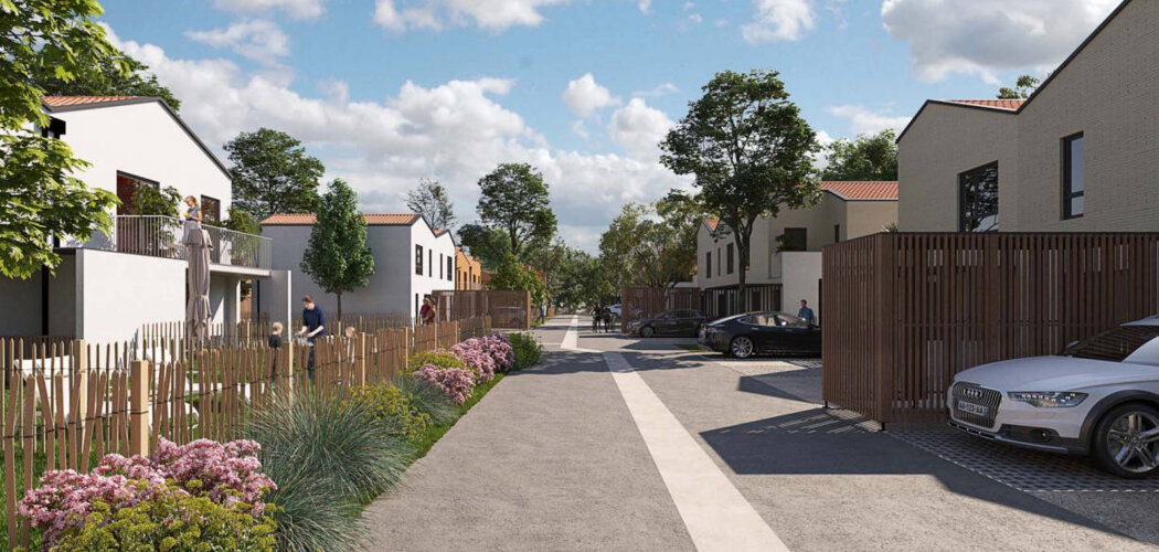 Programme immobilier neuf LES MAISONS DE ROCALYS - Phase 2 - Carbon-Blanc : logements neufs sécurisés et verdoyants proche des commodités (33560) - Référence : 7995