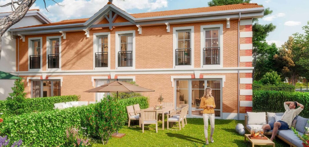 Programme immobilier neuf Les OYATS - Gujan-Mestras logements du 1 au 4 pièces à deux pas du port (33470) - Référence : 17847