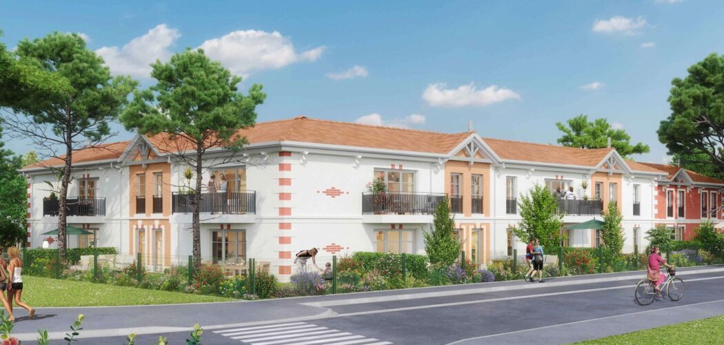 Programme immobilier neuf Les OYATS - Gujan-Mestras logements du 1 au 4 pièces à deux pas du port (33470) - Référence : 17847
