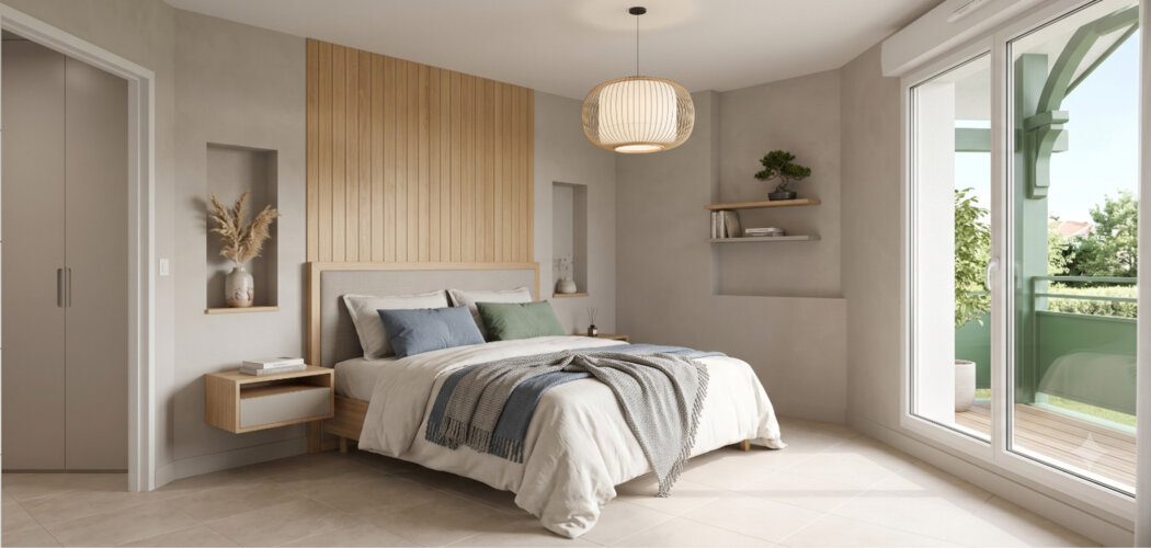Programme immobilier neuf COTE SALINE - Gujan-Mestras : logements neufs sécurisés et verdoyants proche des commodités (33470) - Référence : 14981