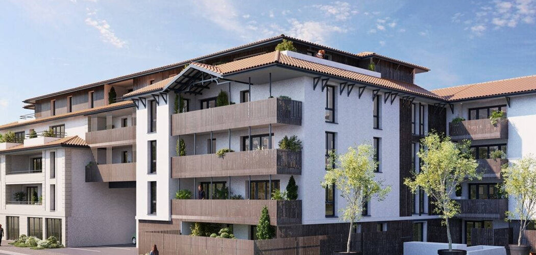 Programme immobilier neuf LE CASTELNAU - La-Teste-de-Buch : logements neufs sécurisés et verdoyants proche des commodités (33260) - Référence : 14973