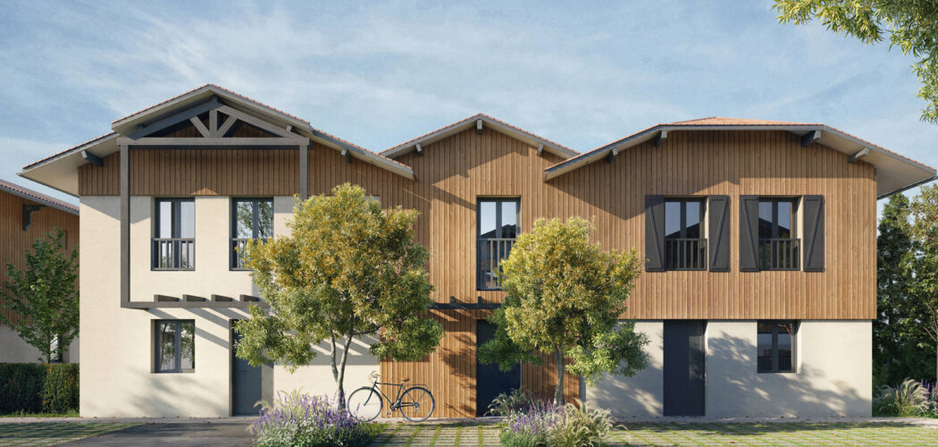 Programme immobilier neuf Bel Eyre - Le Teich : logements neufs sécurisés et verdoyants proche des transports (33470) - Référence : 8057
