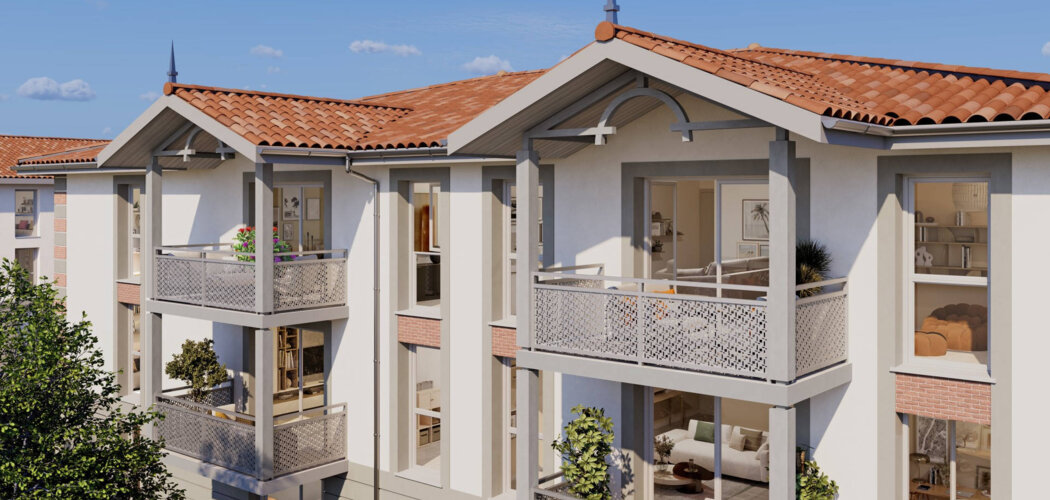Programme immobilier neuf LA HUSTA - Marcheprime entre Bordeaux et le Bassin proche gare TER (33380) - Référence : 14956