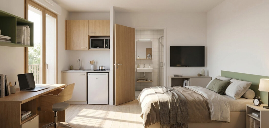 Programme immobilier neuf My Work Bordeaux Mérignac - Mérignac résidence étudiante aux portes de Bordeaux (33700) - Référence : 18484