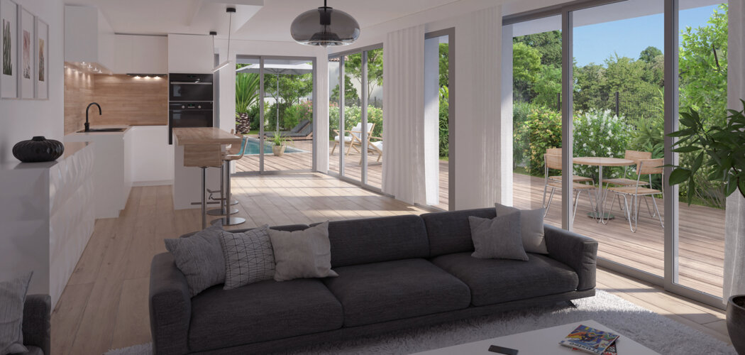 Programme immobilier neuf VILLAS DES ARTS - Mérignac villas contemporaines proches de Bordeaux (33700) - Référence : 18478
