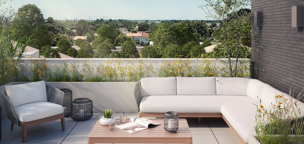 Programme immobilier neuf CONFIDENS - Pessac centre résidence contemporaine proche du tram B (33600) - Référence : 18509
