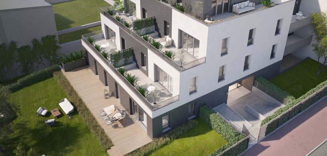 Programme immobilier neuf CONFIDENS - Pessac centre résidence contemporaine proche du tram B (33600) - Référence : 18509