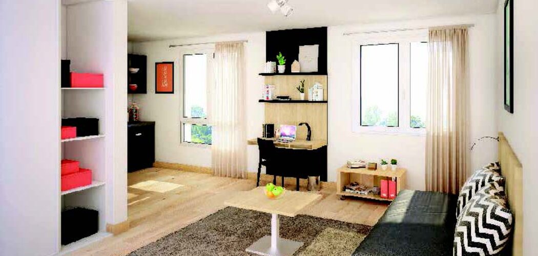 Programme immobilier neuf Résidence La Boëtie - Pessac : logements neufs sécurisés et verdoyants proche des commodités (33600) - Référence : 8171